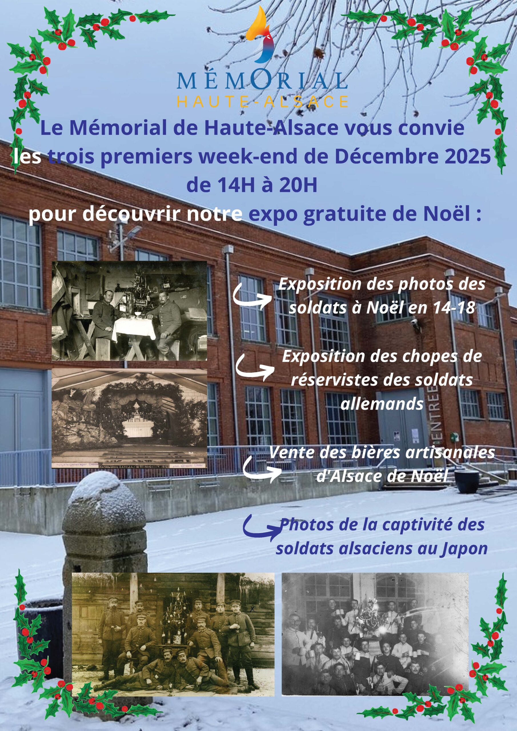 Une exposition de Noël gratuite à découvrir au Mémorial de Haute-Alsace