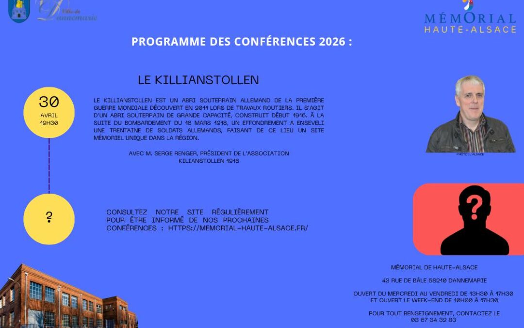 Programme des conférences 2026